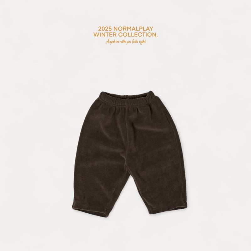 Normalplay - Korean Children Fashion - #designkidswear - Loopy Warm Brushed Pants - 6