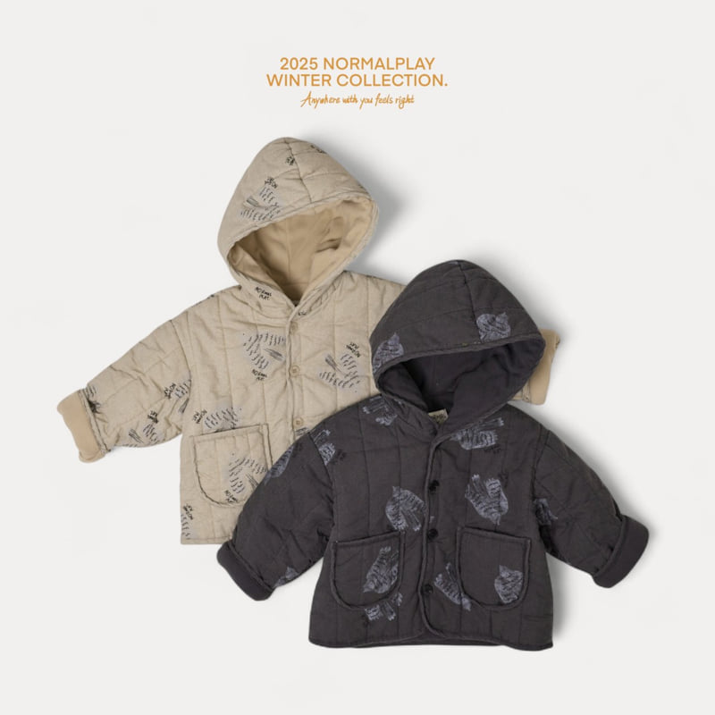 Normalplay - Korean Children Fashion - #designkidswear - Bird Hoodie Overlap (Kids)
