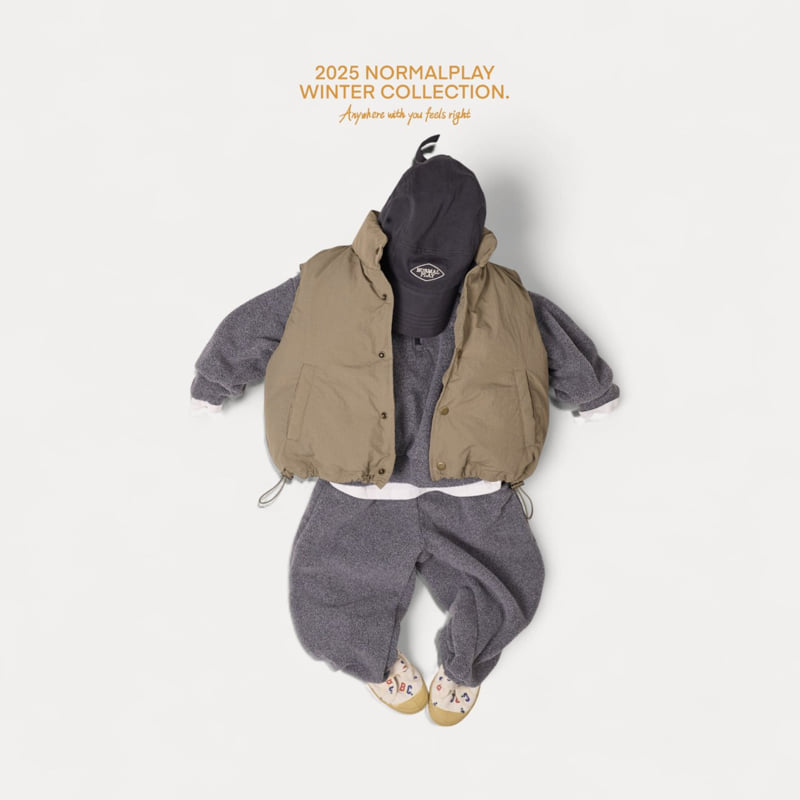 Normalplay - Korean Children Fashion - #designkidswear - Fleece Half Zip-Up - 12
