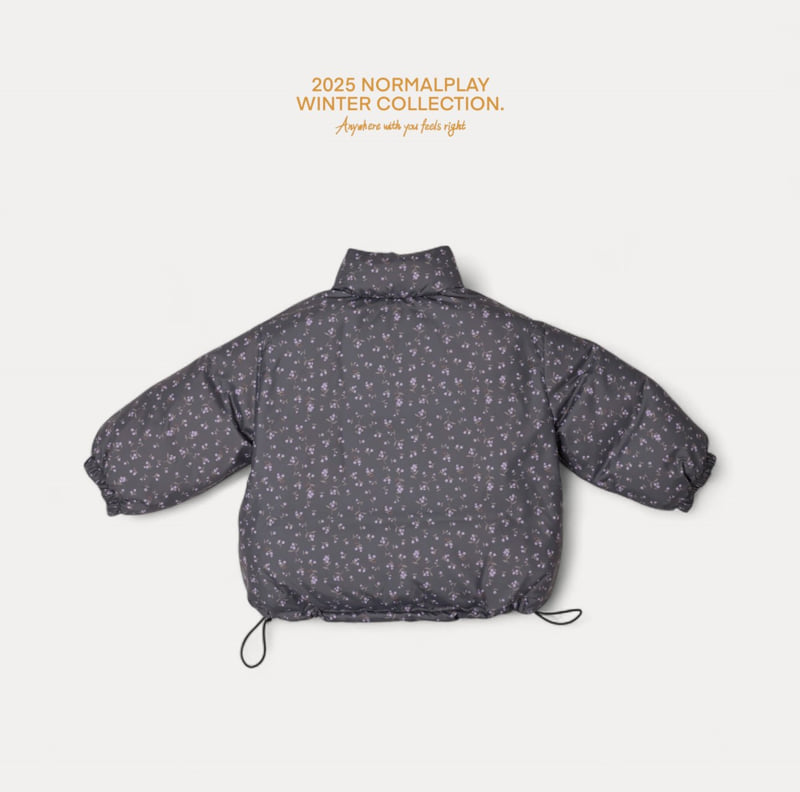 Normalplay - Korean Children Fashion - #discoveringself - Atti Flower Duck Down Jacket (Kids) - 8