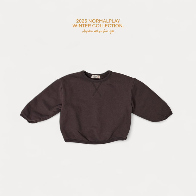 Normalplay - Korean Children Fashion - #discoveringself - Solid Fleece Sweatshirt - 5