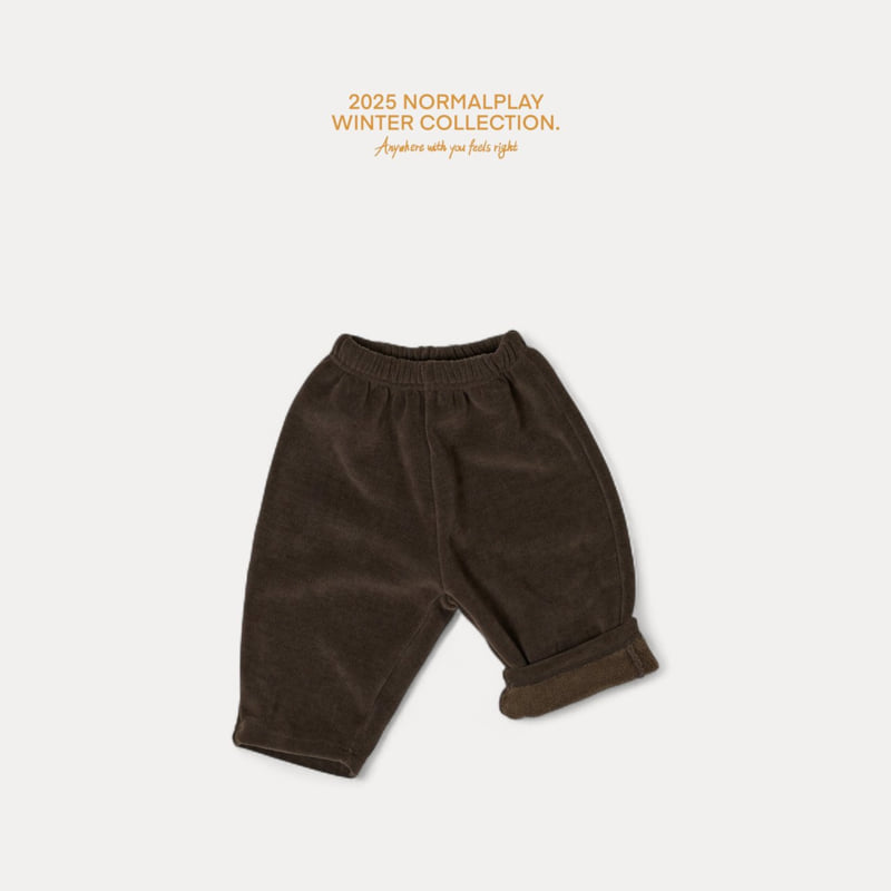Normalplay - Korean Children Fashion - #discoveringself - Loopy Warm Brushed Pants - 7