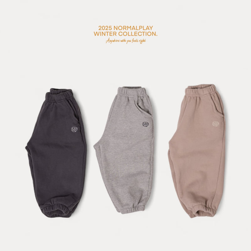 Normalplay - Korean Children Fashion - #fashionkids - Fleece Jogger Pants