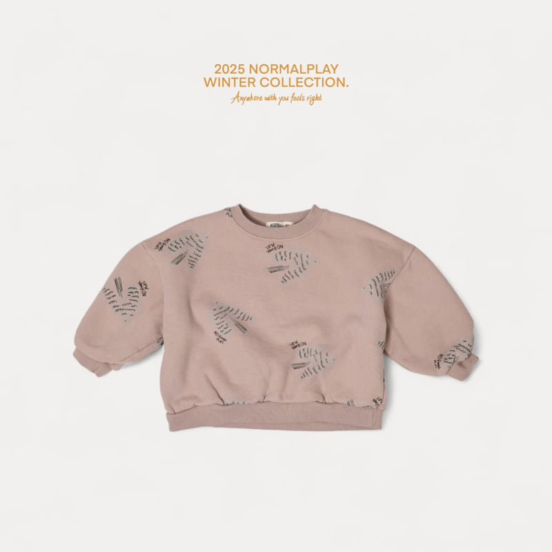 Normalplay - Korean Children Fashion - #fashionkids - Peace Bird Sweatshirt - 5