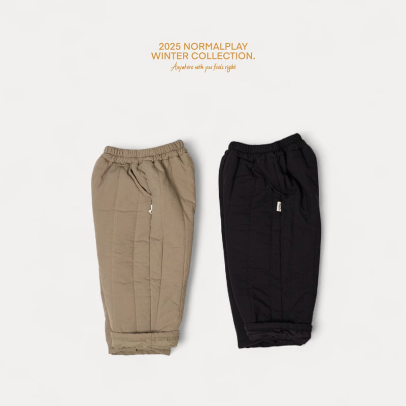 Normalplay - Korean Children Fashion - #fashionkids - Quilted Pants
