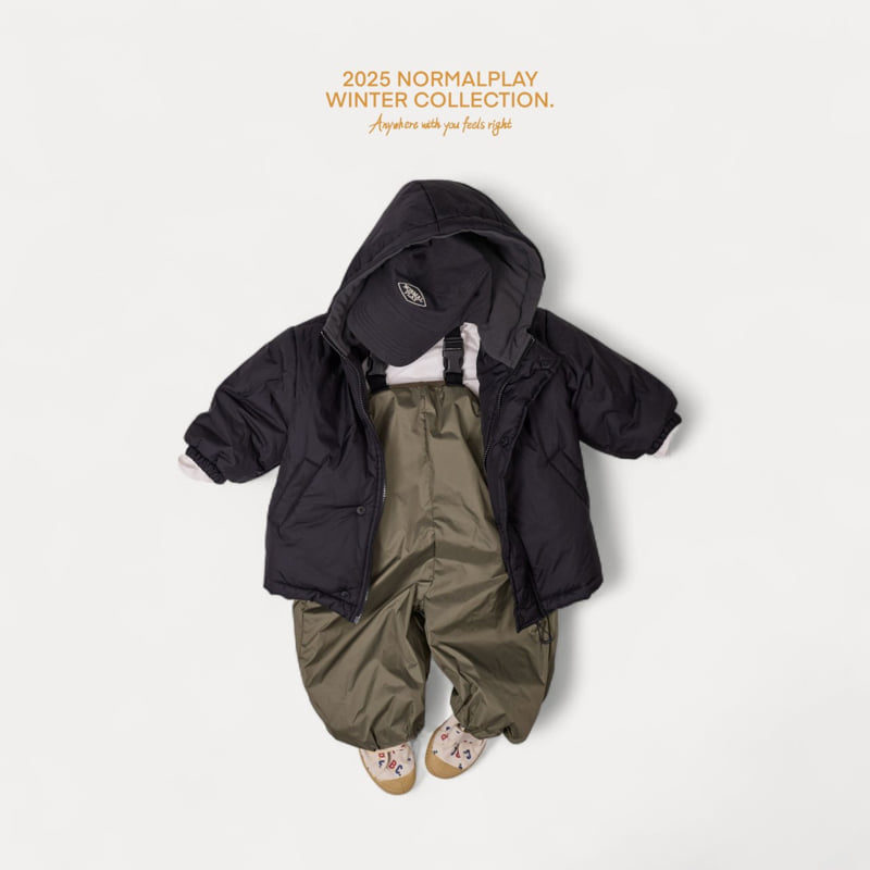 Normalplay - Korean Children Fashion - #kidsshorts - Play Waterproof Overalls - 12