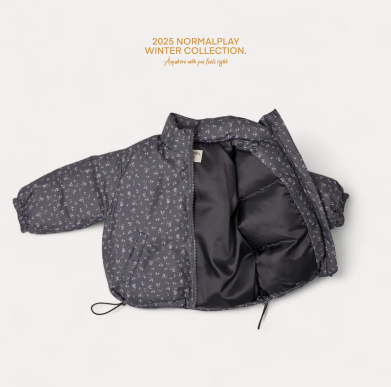 Normalplay - Korean Children Fashion - #kidsshorts - Atti Flower Duck Down Jacket (Junior) - 9