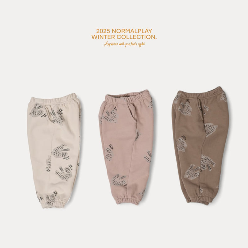 Normalplay - Korean Children Fashion - #kidsshorts - Peace Bird Jogger Pants