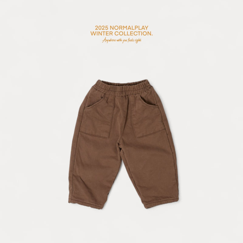Normalplay - Korean Children Fashion - #kidsstore - Matil Brushed Pants - 6