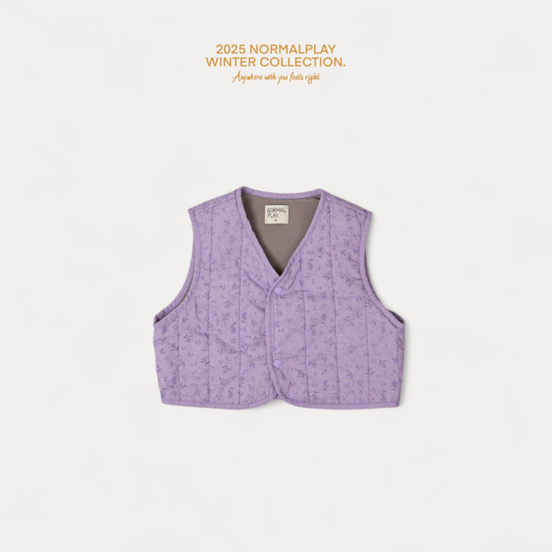 Normalplay - Korean Children Fashion - #kidsstore - Ppuppu Flower Vest
