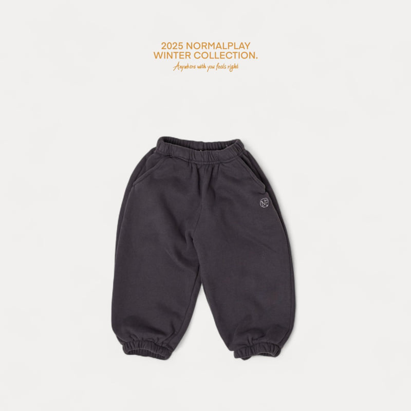Normalplay - Korean Children Fashion - #kidsstore - Fleece Jogger Pants - 4