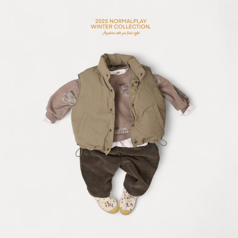 Normalplay - Korean Children Fashion - #kidzfashiontrend - Loopy Warm Brushed Pants - 11