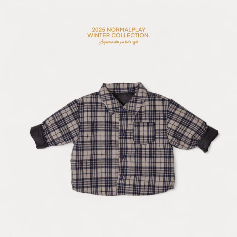 Normalplay - Korean Children Fashion - #littlefashionista - Double Face Padded Shirt