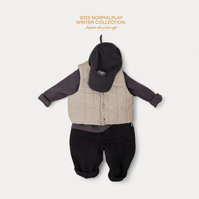 Normalplay - Korean Children Fashion - #littlefashionista - Quilted Vest - 9