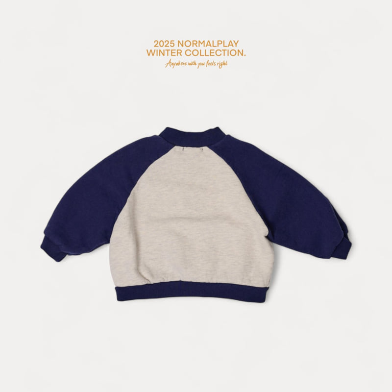 Normalplay - Korean Children Fashion - #littlefashionista - Combi Raglan Zip-Up - 7