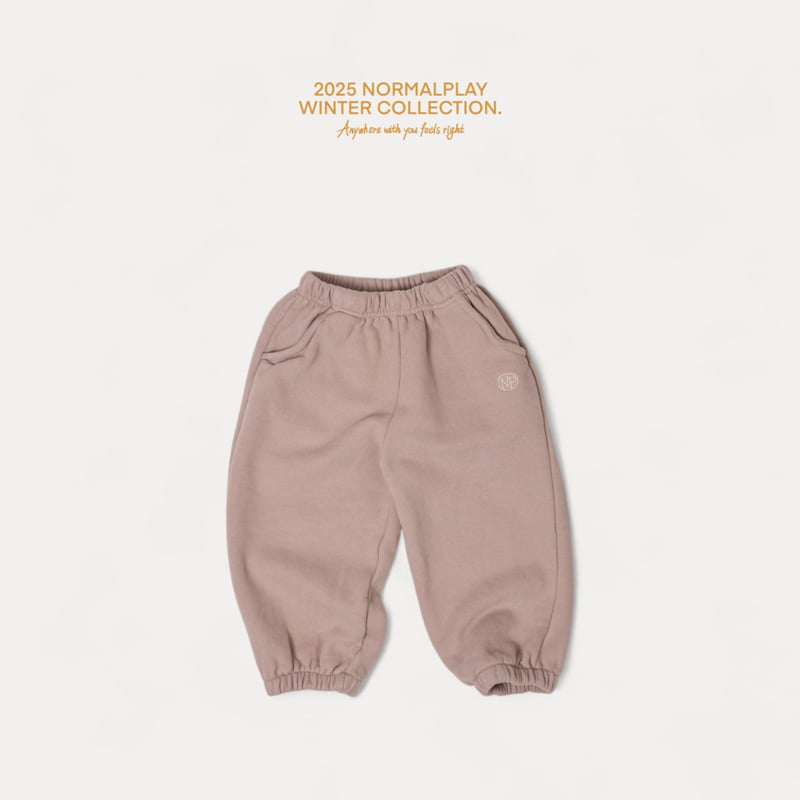 Normalplay - Korean Children Fashion - #littlefashionista - Fleece Jogger Pants - 6
