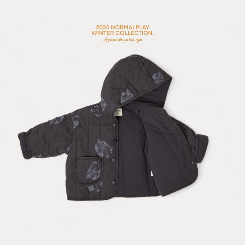 Normalplay - Korean Children Fashion - #littlefashionista - Bird Hoodie Overlap (Junior) - 7
