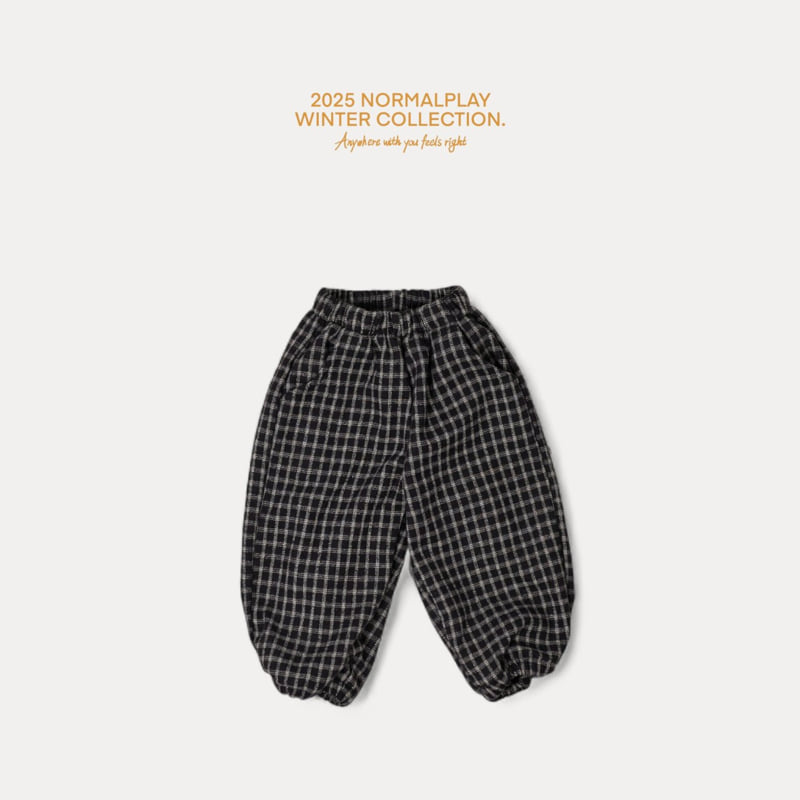 Normalplay - Korean Children Fashion - #magicofchildhood - Choco Check Pants - 8