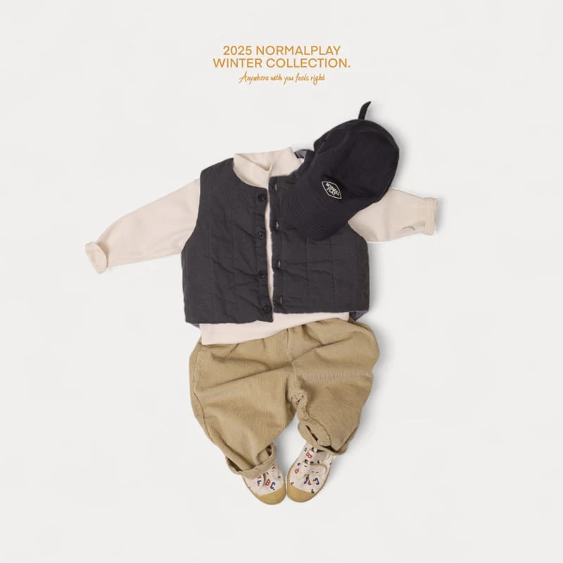 Normalplay - Korean Children Fashion - #magicofchildhood - Quilted Vest - 10