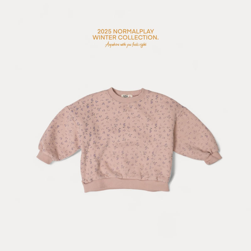 Normalplay - Korean Children Fashion - #magicofchildhood - Violet Flower Sweatshirt - 8