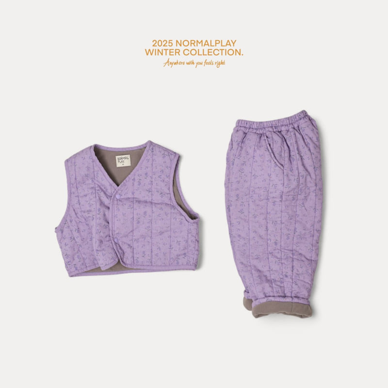 Normalplay - Korean Children Fashion - #magicofchildhood - Ppuppu Flower Vest - 5