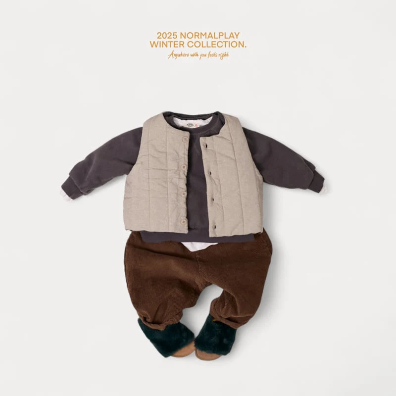 Normalplay - Korean Children Fashion - #minifashionista - Quilted Vest - 11