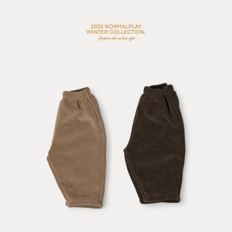 Normalplay - Korean Children Fashion - #minifashionista - Loopy Warm Brushed Pants