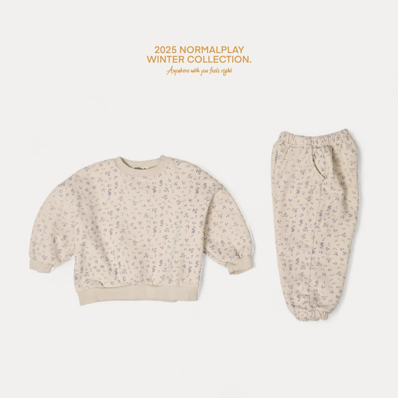 Normalplay - Korean Children Fashion - #minifashionista - Violet Flower Jogger Pants - 7