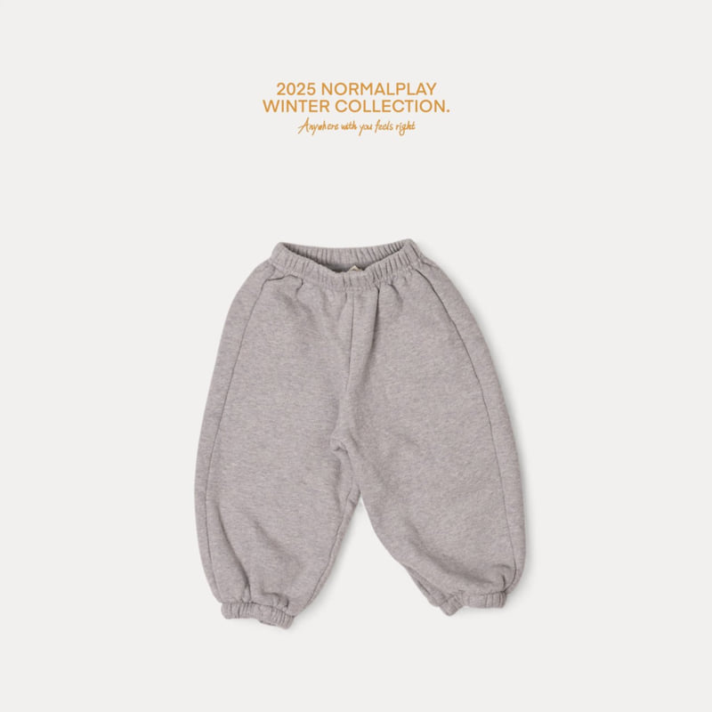 Normalplay - Korean Children Fashion - #prettylittlegirls - Walnut Fleece Jogger Pants - 7