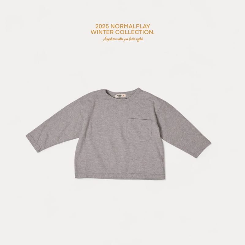 Normalplay - Korean Children Fashion - #prettylittlegirls - Pocket Peach Tee - 5