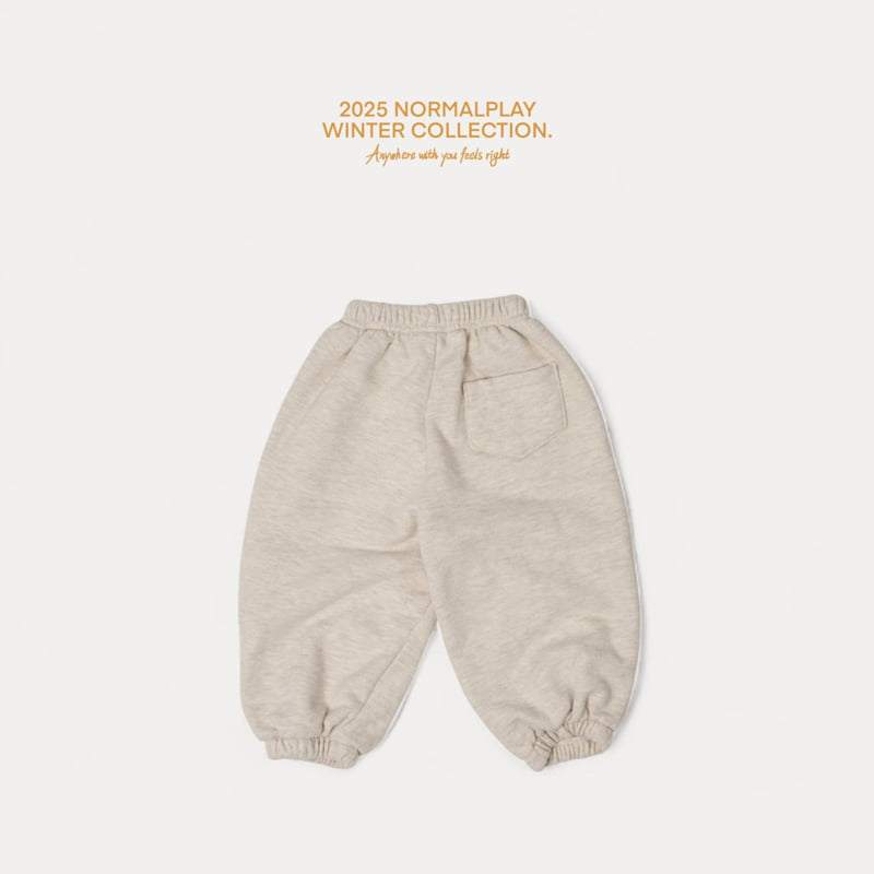 Normalplay - Korean Children Fashion - #stylishchildhood - Walnut Fleece Jogger Pants - 10