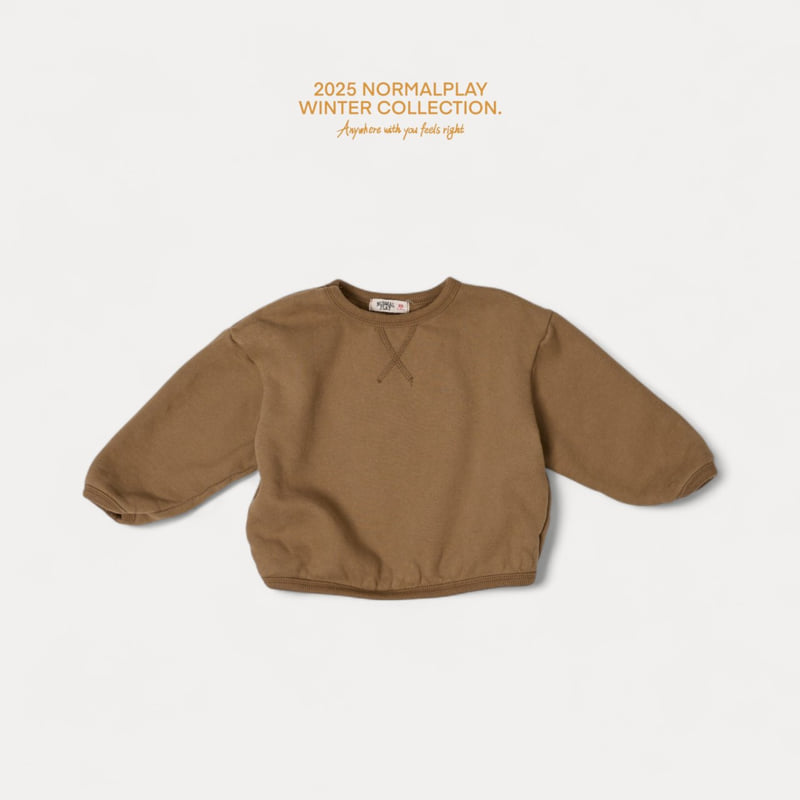 Normalplay - Korean Children Fashion - #stylishchildhood - Solid Fleece Sweatshirt
