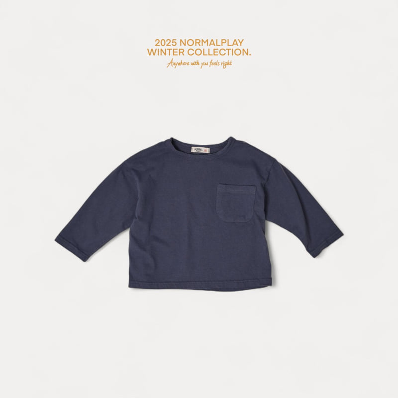 Normalplay - Korean Children Fashion - #todddlerfashion - Pocket Peach Tee - 6