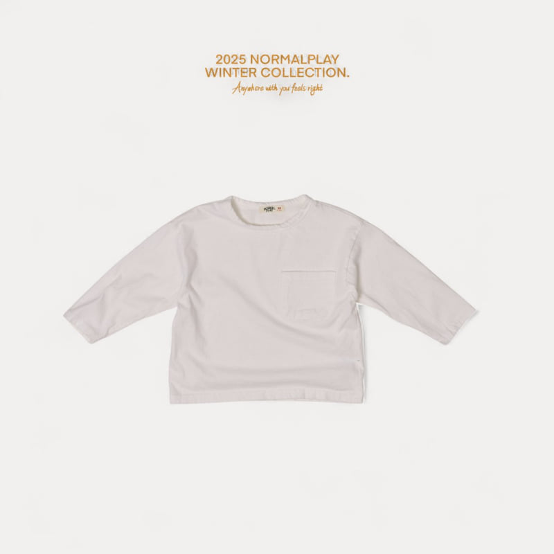 Normalplay - Korean Children Fashion - #toddlerclothing - Pocket Peach Tee - 7