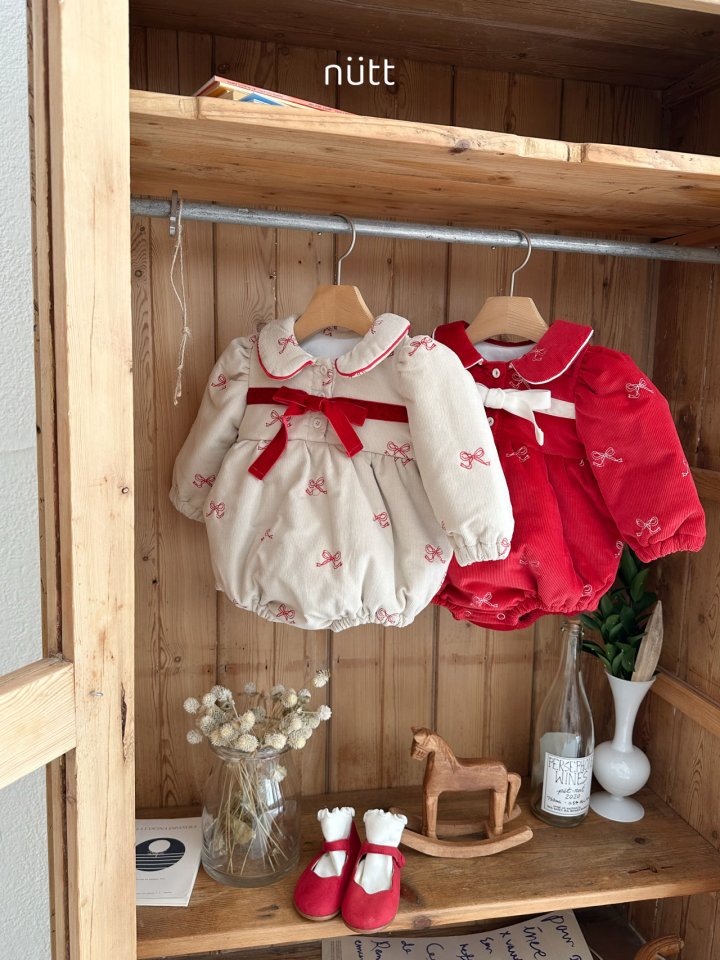 Nutt - Korean Baby Fashion - #babyboutiqueclothing - Merry Ribbon Suit - 6