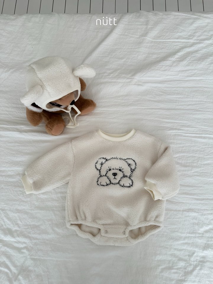 Nutt - Korean Baby Fashion - #babyboutiqueclothing - Kuma Bonnet Suit (Bonnet Set) - 3