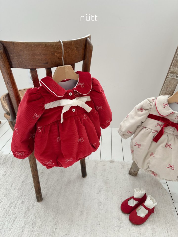 Nutt - Korean Baby Fashion - #babyfashion - Merry Ribbon Suit - 8