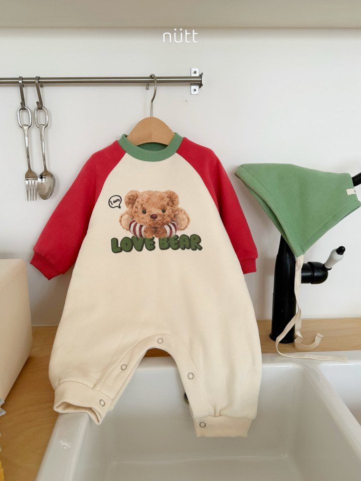 Nutt - Korean Baby Fashion - #babyfashion - Popo Bear Suit (Bonnet Set) - 4