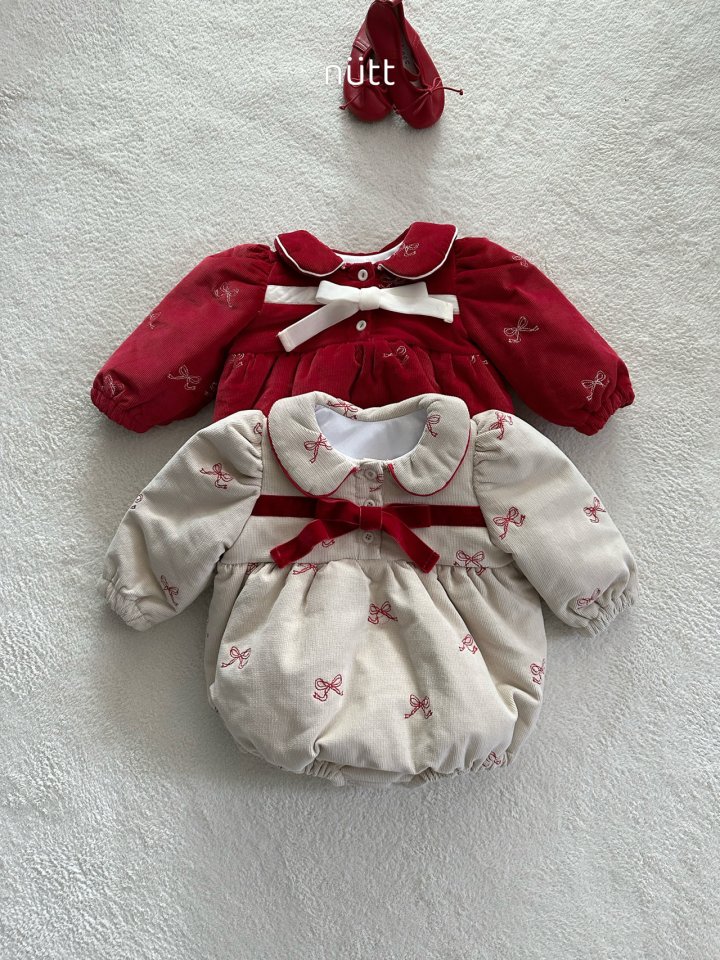 Nutt - Korean Baby Fashion - #babygirlfashion - Merry Ribbon Suit - 10