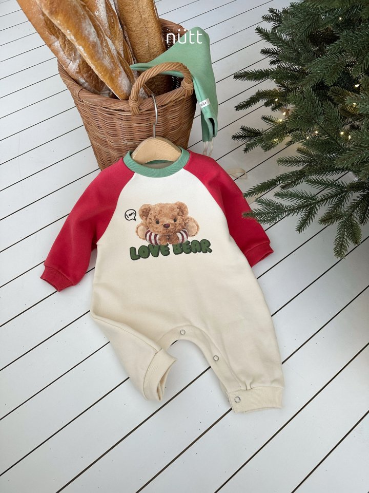Nutt - Korean Baby Fashion - #babyoutfit - Popo Bear Suit (Bonnet Set) - 9