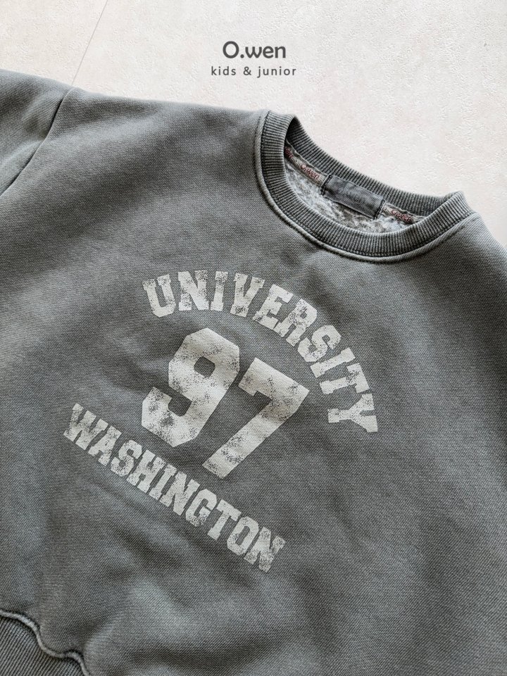 O Wen - Korean Children Fashion - #Kfashion4kids - Washington Pigment Sweatshirt - 11