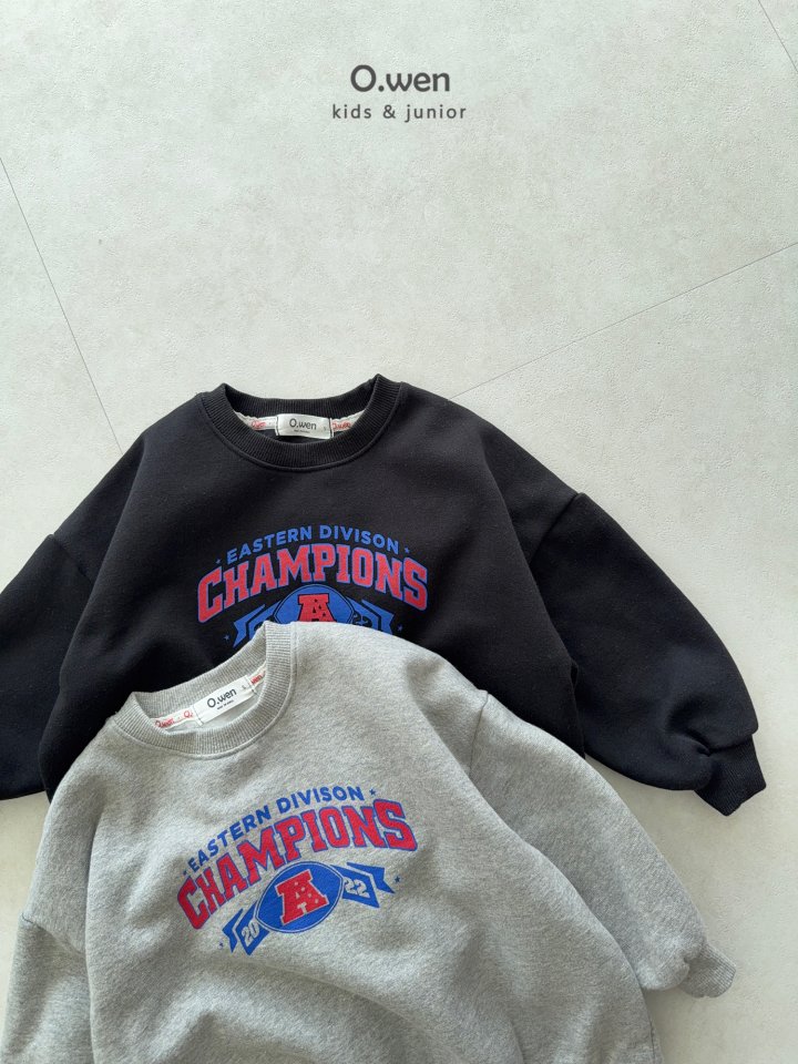 O Wen - Korean Children Fashion - #Kfashion4kids - Champion Fleece Sweatshirt - 9