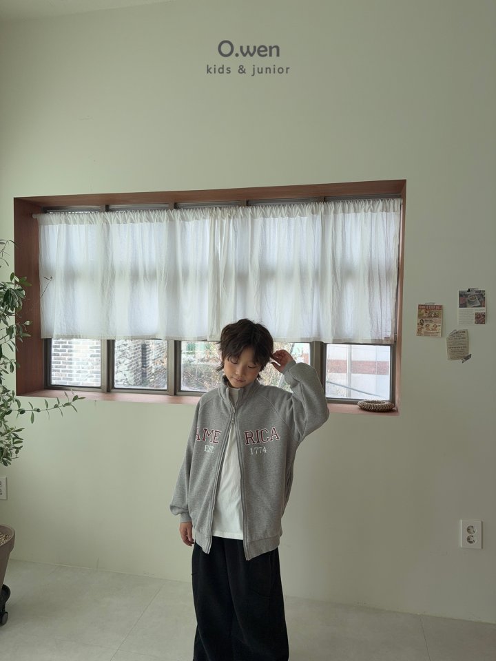 O Wen - Korean Children Fashion - #kidzfashiontrend - America Two Way Zip-up - 4