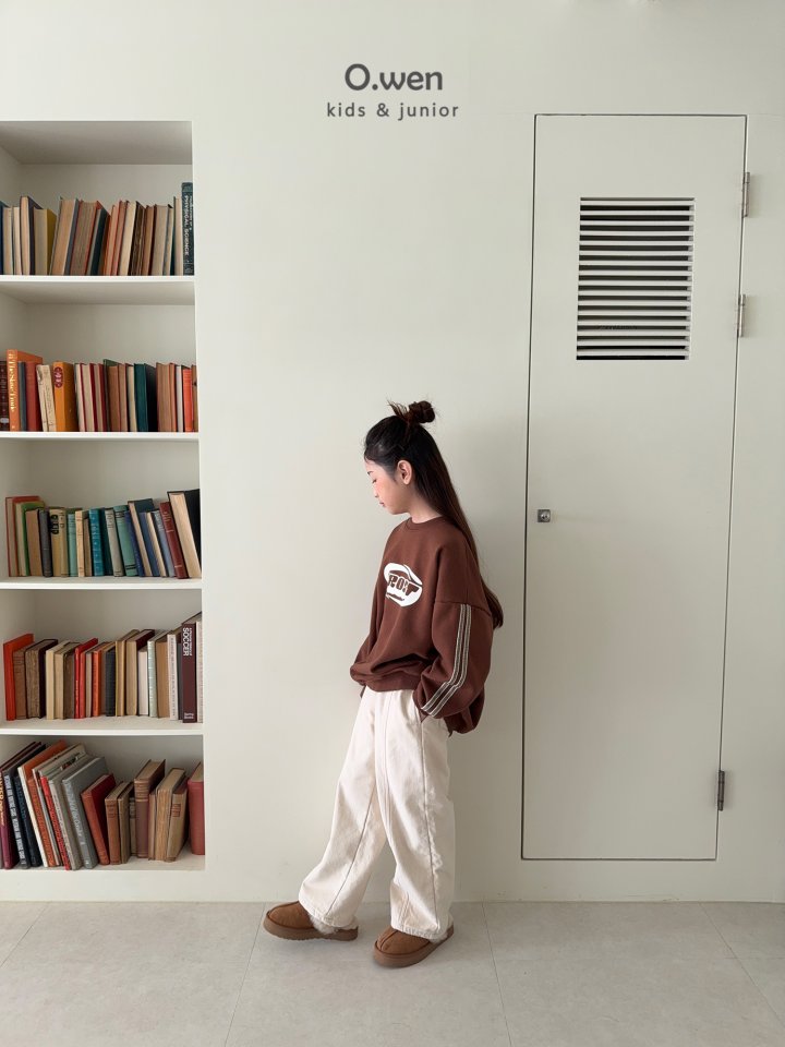 O Wen - Korean Children Fashion - #Kfashion4kids - Frost Tape Sweatshirt - 6