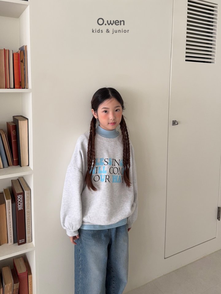 O Wen - Korean Children Fashion - #Kfashion4kids - Blessing Fleece Sweatshirt - 3
