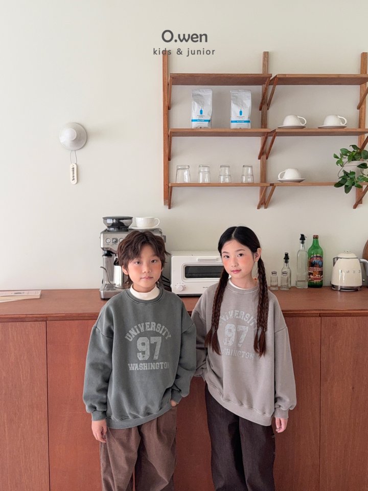 O Wen - Korean Children Fashion - #childofig - Washington Pigment Sweatshirt - 3