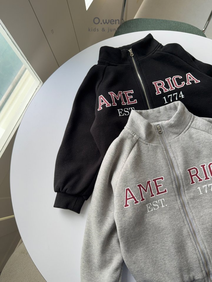 O Wen - Korean Children Fashion - #childofig - America Two Way Zip-up - 9