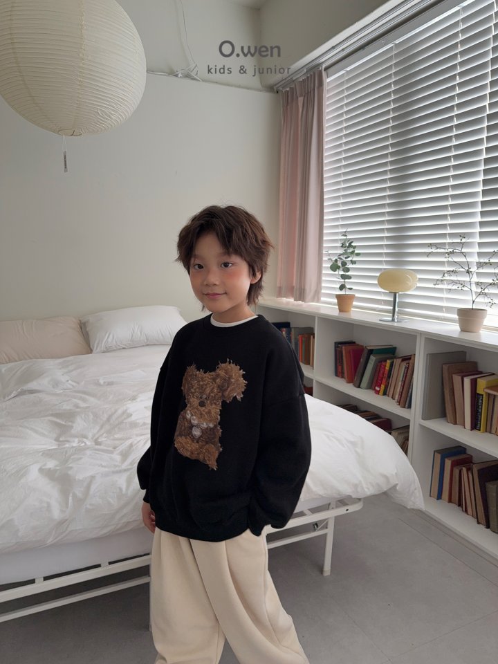 O Wen - Korean Children Fashion - #childofig - Puppy Fleece Sweatshirt - 3