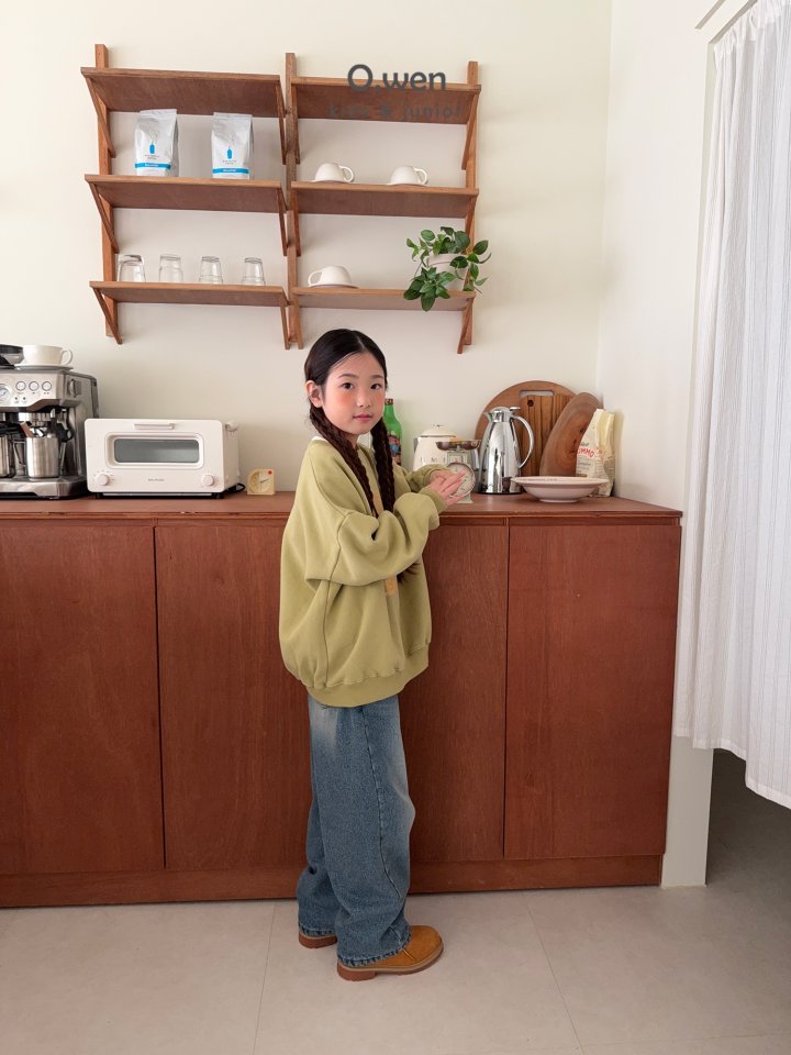 O Wen - Korean Children Fashion - #childofig - Athletic Fleece Sweatshirt - 6