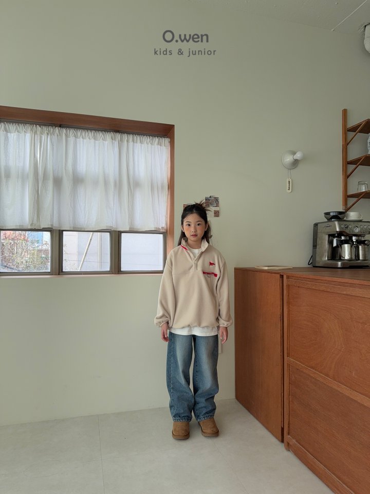 O Wen - Korean Children Fashion - #childofig - Glossy Fleece Anorak - 3